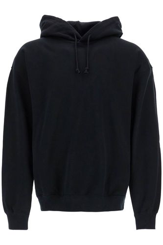 Mens Black Hoodie In Recycled Cotton And Polyester - Y-3 - Modalova