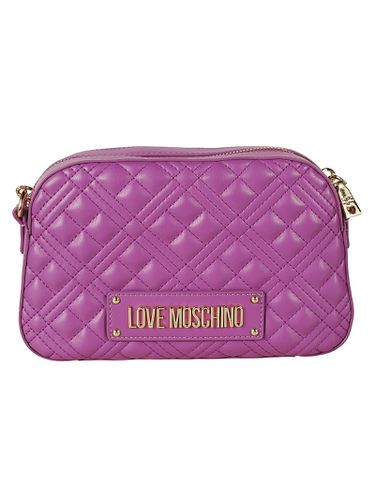 Top Zip Quilted Chain Shoulder Bag - Love Moschino - Modalova