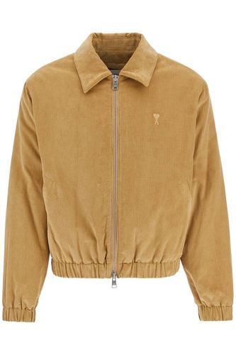 Corduroy Bomber Jacket - Ami Alexandre Mattiussi - Modalova