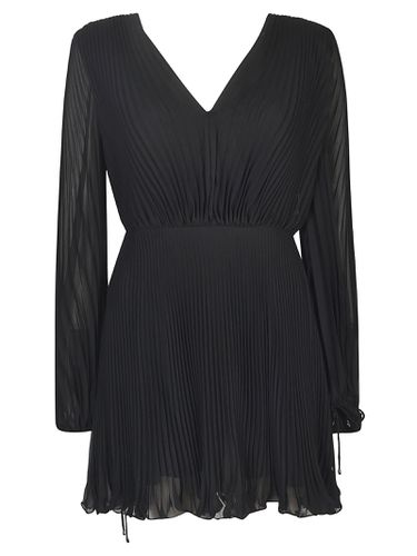 Max Mara Pleated V-neck Dress - Max Mara - Modalova