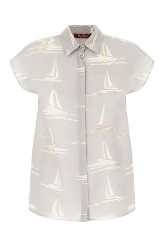 Max Mara Studio Printed Silk Shirt - Max Mara Studio - Modalova