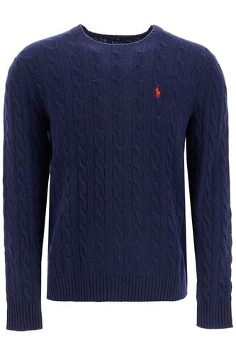 Cable-knit Pullover With Pony Embroidery - Polo Ralph Lauren - Modalova