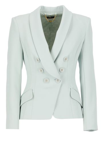 Elisabetta Franchi Crepe Blazer - Elisabetta Franchi - Modalova