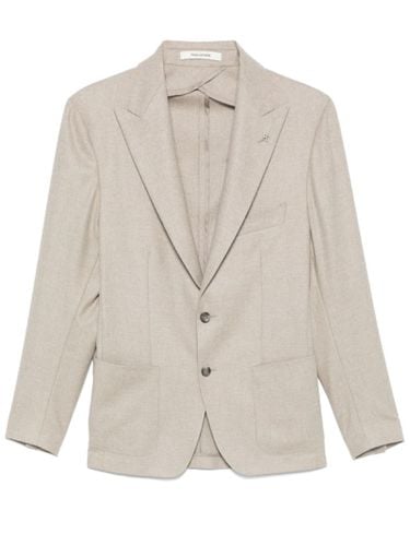 Virgin Wool-cashmere Blend Blazer - Tagliatore - Modalova