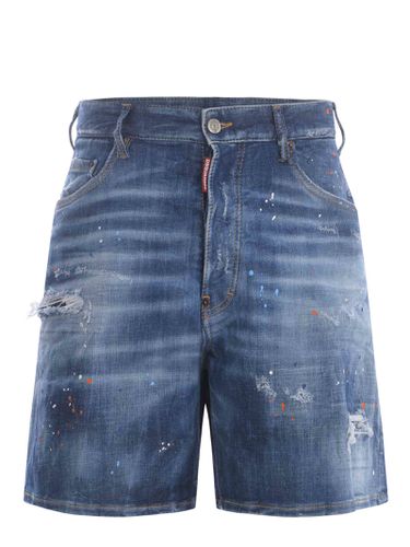 Shorts boxer Made Of Denim - Dsquared2 - Modalova