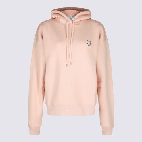 Pink Cotton Sweatshirt - Maison Kitsuné - Modalova