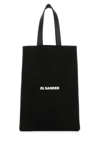 Black Canvas Shopping Bag - Jil Sander - Modalova