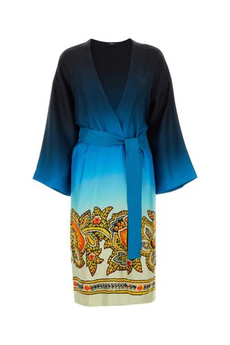 Etro Printed Twill Kimono - Etro - Modalova