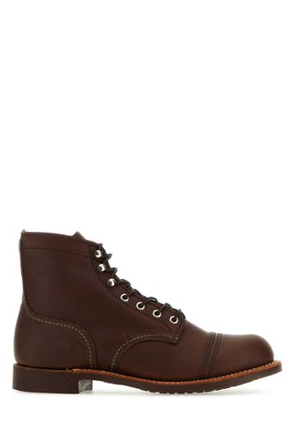 Brown Leather Iron Ranger Ankle Boots - Red Wing - Modalova