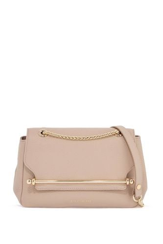 Mini Horizontal Bag In Calf Leather In Color With Gold Metal Detail - Strathberry - Modalova