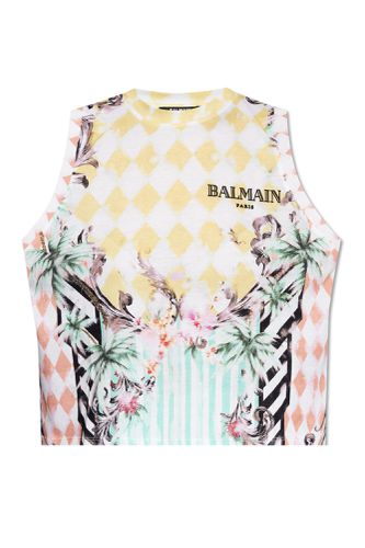 Balmain Printed Top - Balmain - Modalova