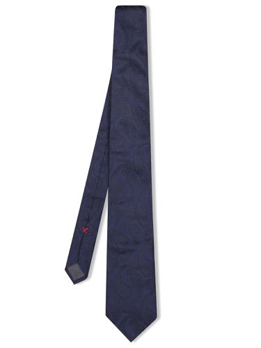 Brunello Cucinelli Blue Paisley Tie - Brunello Cucinelli - Modalova