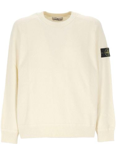 Logo-patch Crewneck Sweatshirt - Stone Island - Modalova