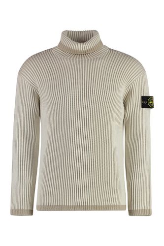 Virgin Wool Turtleneck Sweater - Stone Island - Modalova