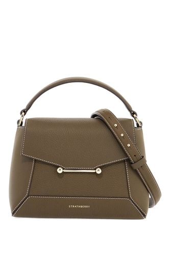 Khaki Leather Top Handle Bag Mosaic Design - Strathberry - Modalova