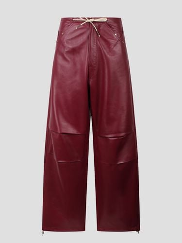 Daisy Plonge Nappa Leather Military Trousers - DARKPARK - Modalova