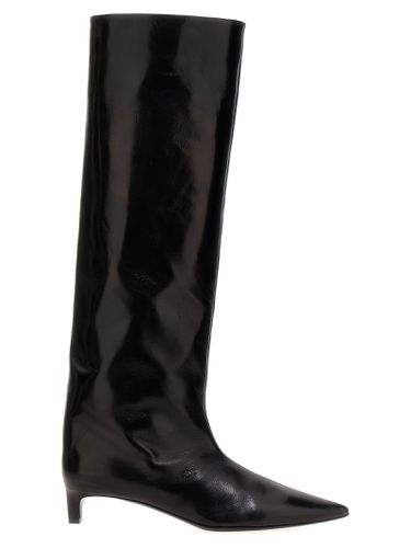 Jil Sander Black Leather Boots - Jil Sander - Modalova