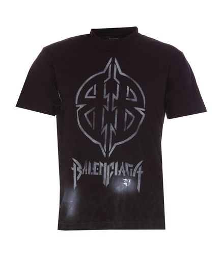 Balenciaga Metal Bb Stencil T-shrit - Balenciaga - Modalova