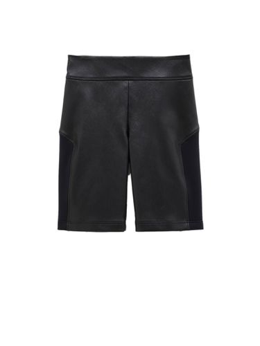 Stretch Leather And Fabric Shorts - Loewe - Modalova