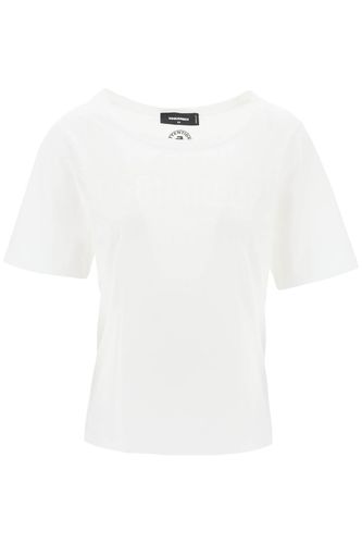 Crew-neck T-shirt With Logo - Dsquared2 - Modalova