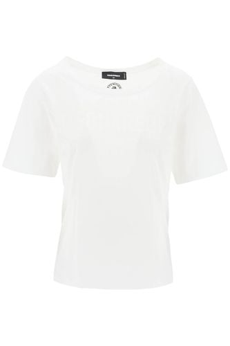 Crew-neck T-shirt With Logo - Dsquared2 - Modalova