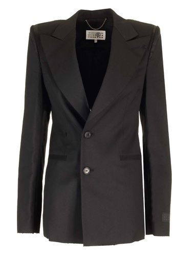 Stretch Crepe Blazer - MM6 Maison Margiela - Modalova