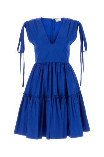 RED Valentino Blue Poplin Dress - RED Valentino - Modalova