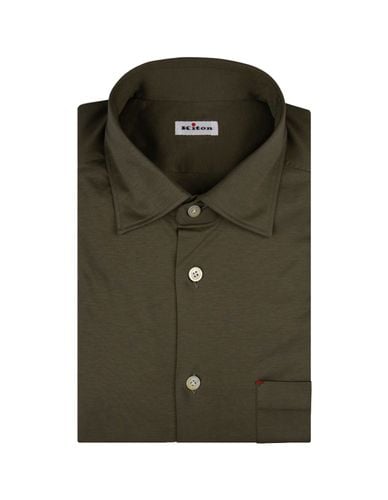 Kiton Green Nerano Shirt - Kiton - Modalova