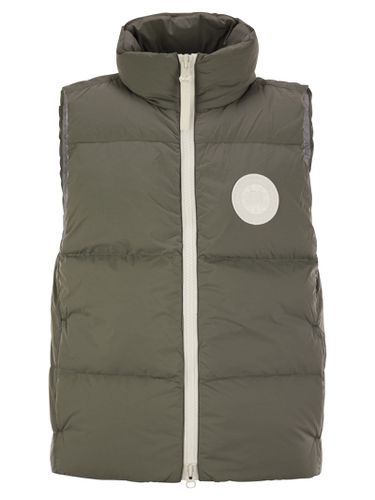 Lawrence - Padded Gilet With White Logo - Canada Goose - Modalova