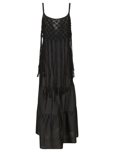 Tassel Detail Sleeveless Long Dress - Lorena Antoniazzi - Modalova