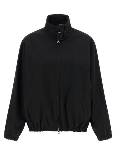 Buckle Zipped Bomber Jacket - Courrèges - Modalova