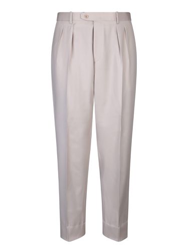 Brioni Ischia Cream Trousers - Brioni - Modalova