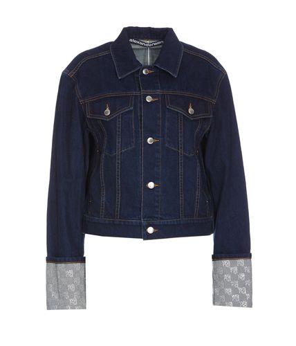 Alexander Wang Crystal Denim Jacket - Alexander Wang - Modalova