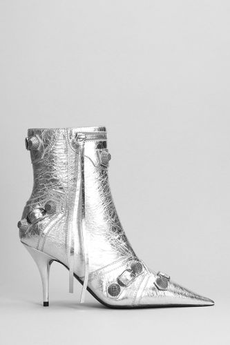 High Heels Ankle Boots In Leather - Balenciaga - Modalova