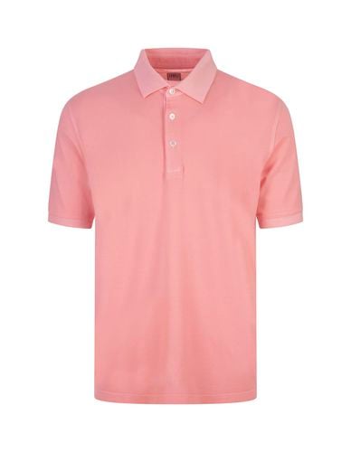 Fedeli Pink Cotton Pique Polo Shirt - Fedeli - Modalova