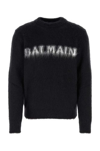 Balmain Black Wool Blend Sweater - Balmain - Modalova