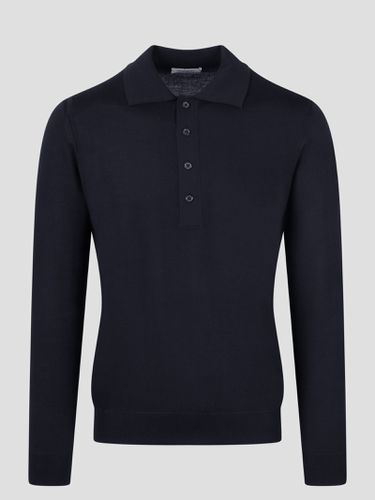 Extrafine Merino Wool Polo - Paolo Pecora - Modalova