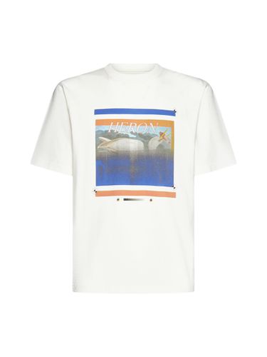 Printed Cotton T-shirt - HERON PRESTON - Modalova