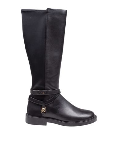 Abigail Boot In Leather And Nylon Color - MICHAEL Michael Kors - Modalova