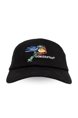 Logo Embroidered Baseball Cap - Casablanca - Modalova