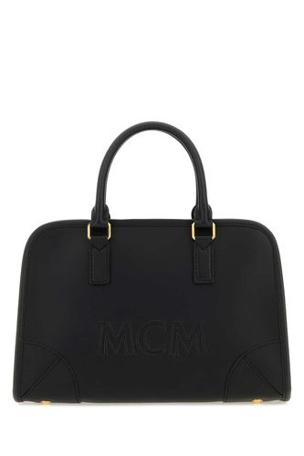 Leather Aren Boston Medium Handbag - MCM - Modalova