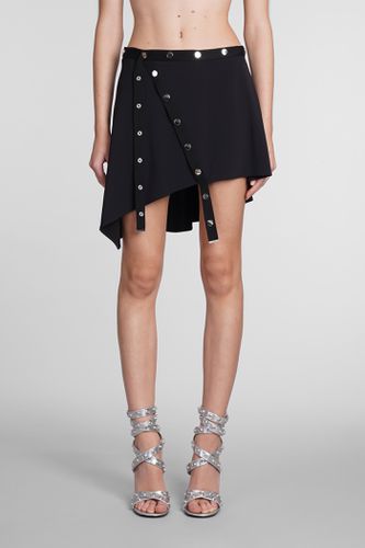The Attico Skirt In Black Wool - The Attico - Modalova