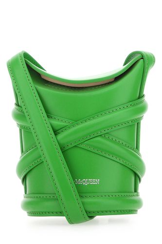 Grass Leather Mini The Curve Bucket Bag - Alexander McQueen - Modalova