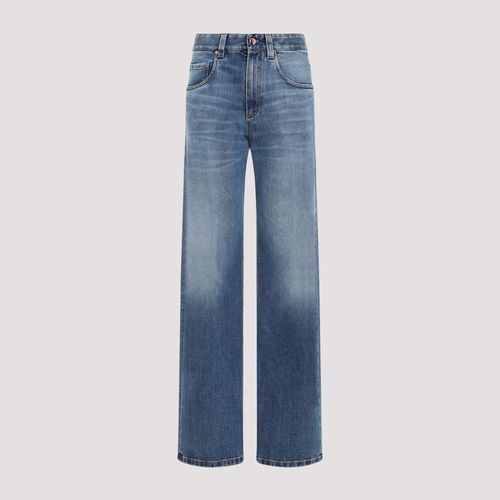 Straight Leg Cotton Jeans - Brunello Cucinelli - Modalova