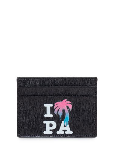 Palm Angels Card Holder With Print - Palm Angels - Modalova