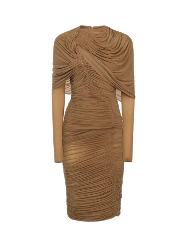 Magda Butrym Draped Midi Dress - Magda Butrym - Modalova