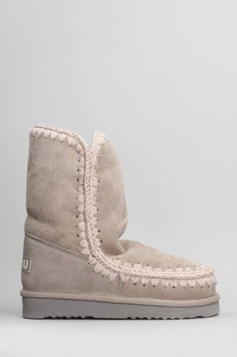 Eskimo 24 Low Heels Ankle Boots In Suede - Mou - Modalova