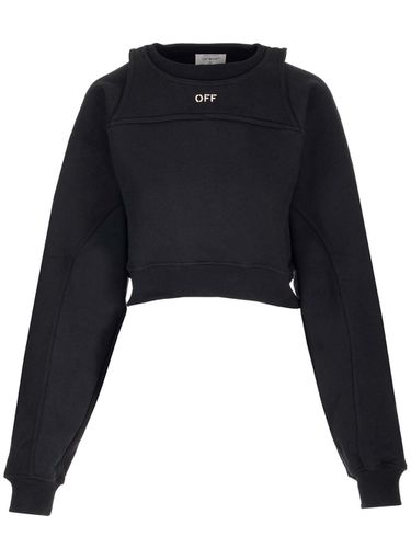 Off-White Cropped Sweatshirt - Off-White - Modalova