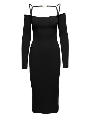 Le Robe Sierra Long Ribbed Off-the-shoulder Dress In Viscose Blend Woman - Jacquemus - Modalova