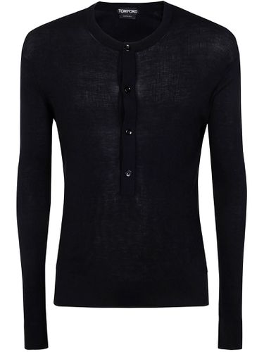 Tom Ford Knitwear Henley Knitted - Tom Ford - Modalova